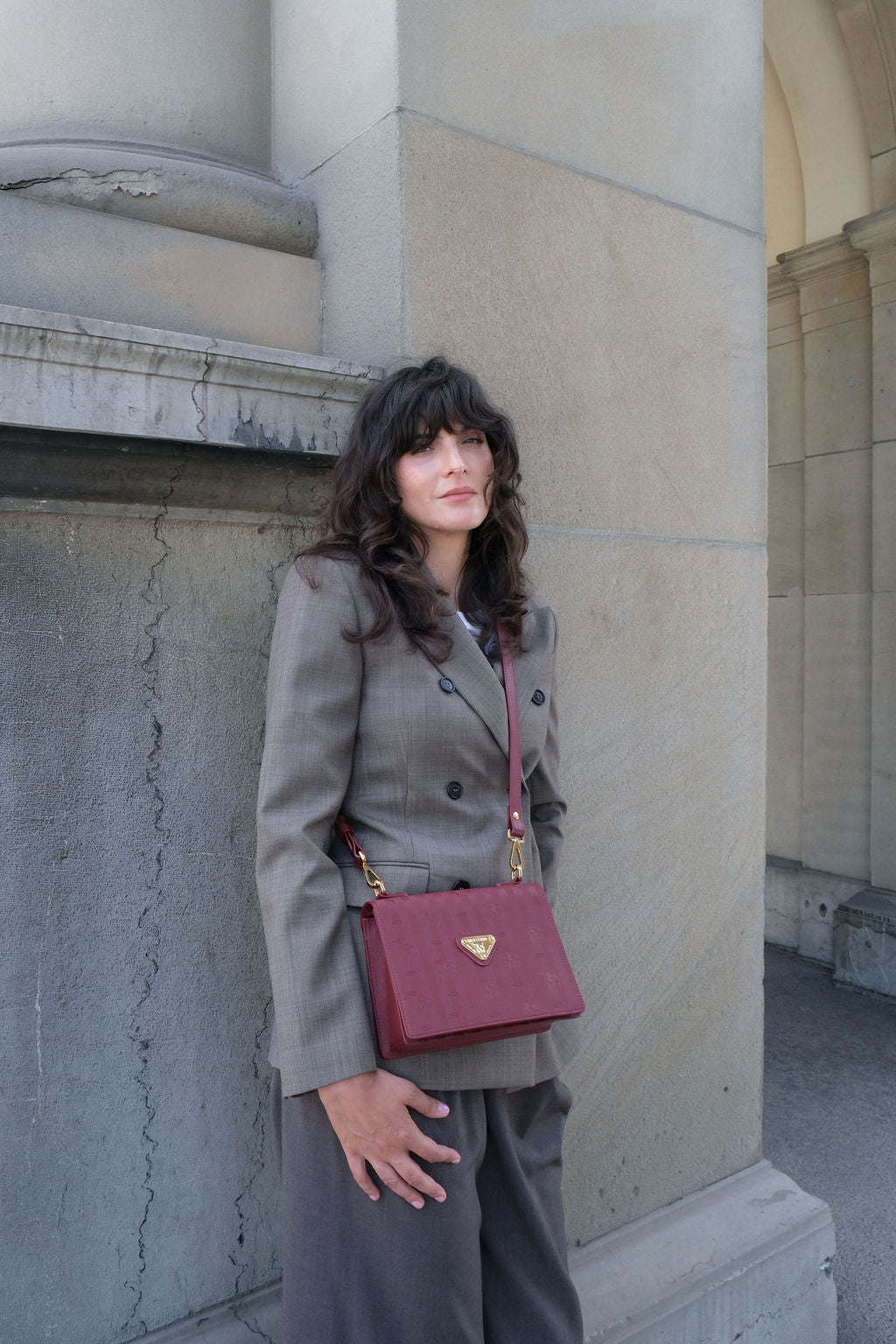 WIL | Shoulder bag antique red/gold