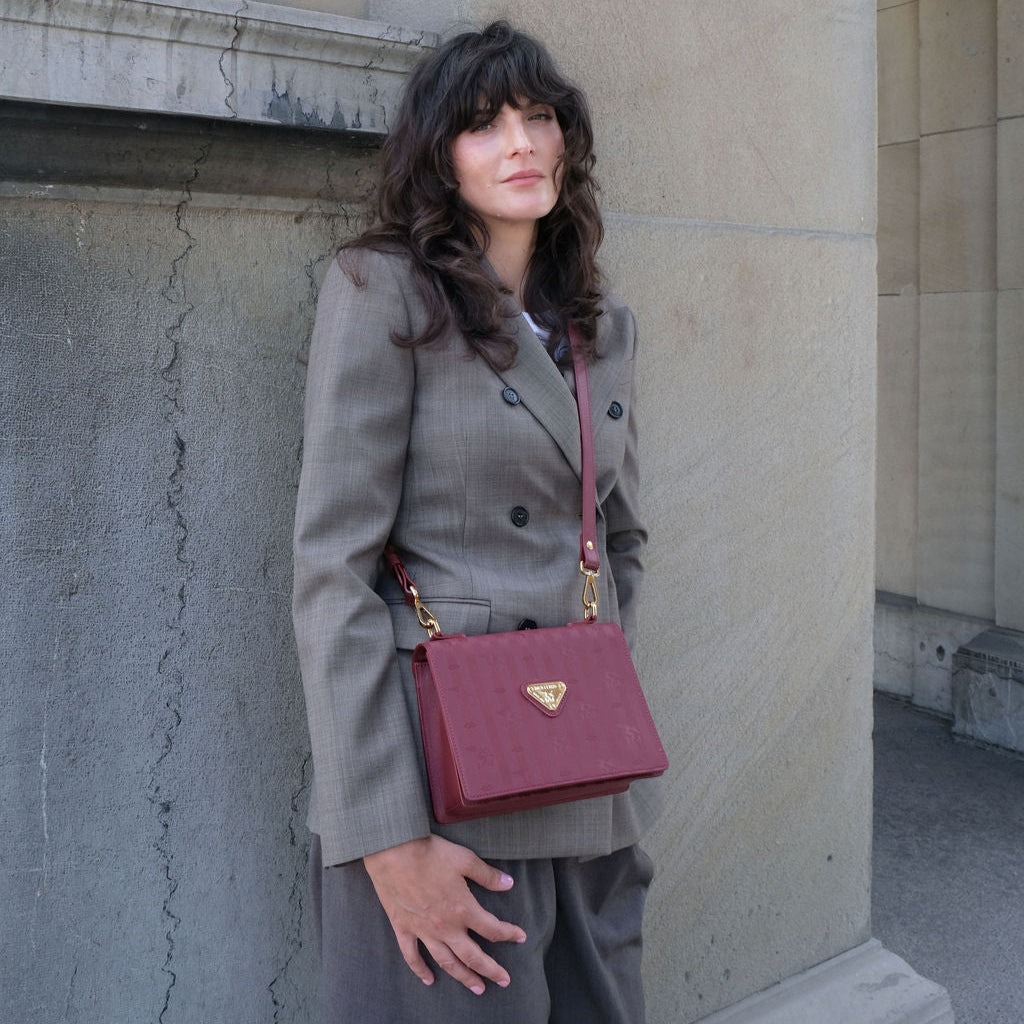 WIL | Shoulder bag antique red/gold