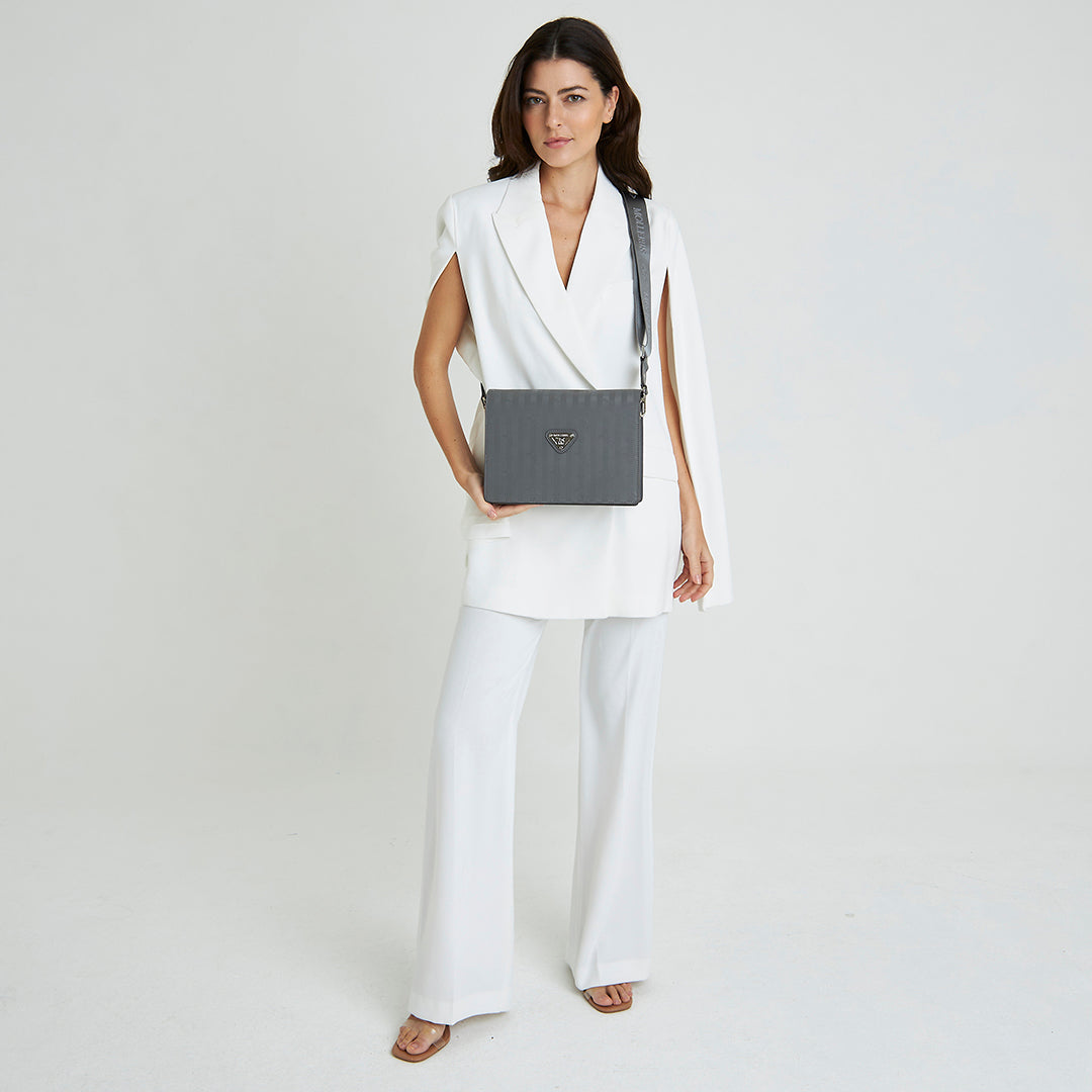 WIL | Shoulder bag elephant grey/silver