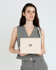 WIL | Umhängetasche pearl weiss/silber - ON BODY