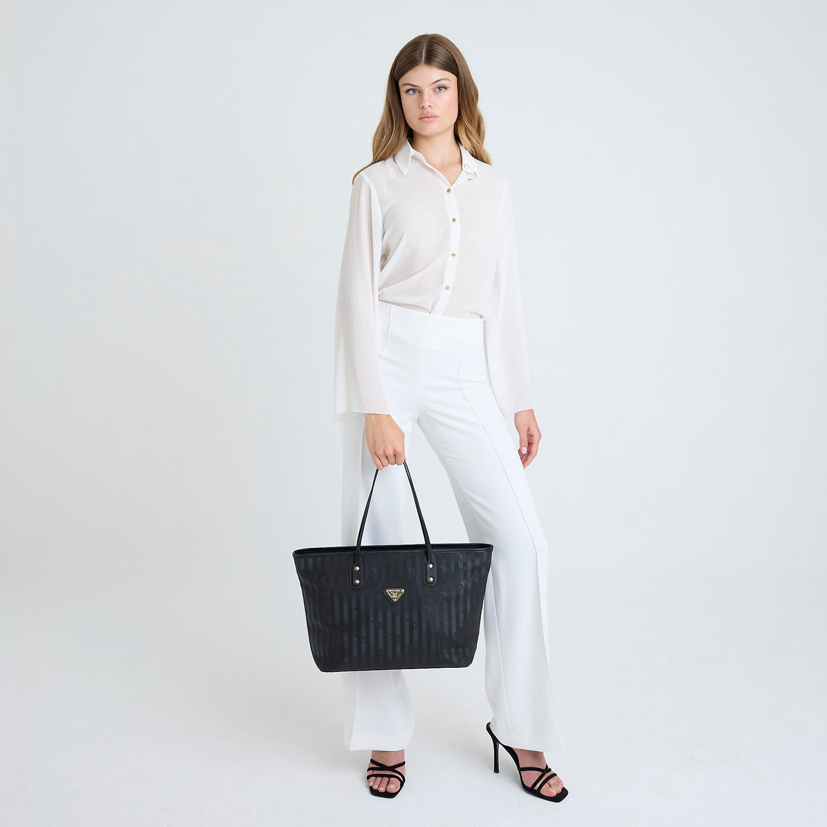 WINTERTHUR | Shopper mit Reissverschluss classic schwarz/gold