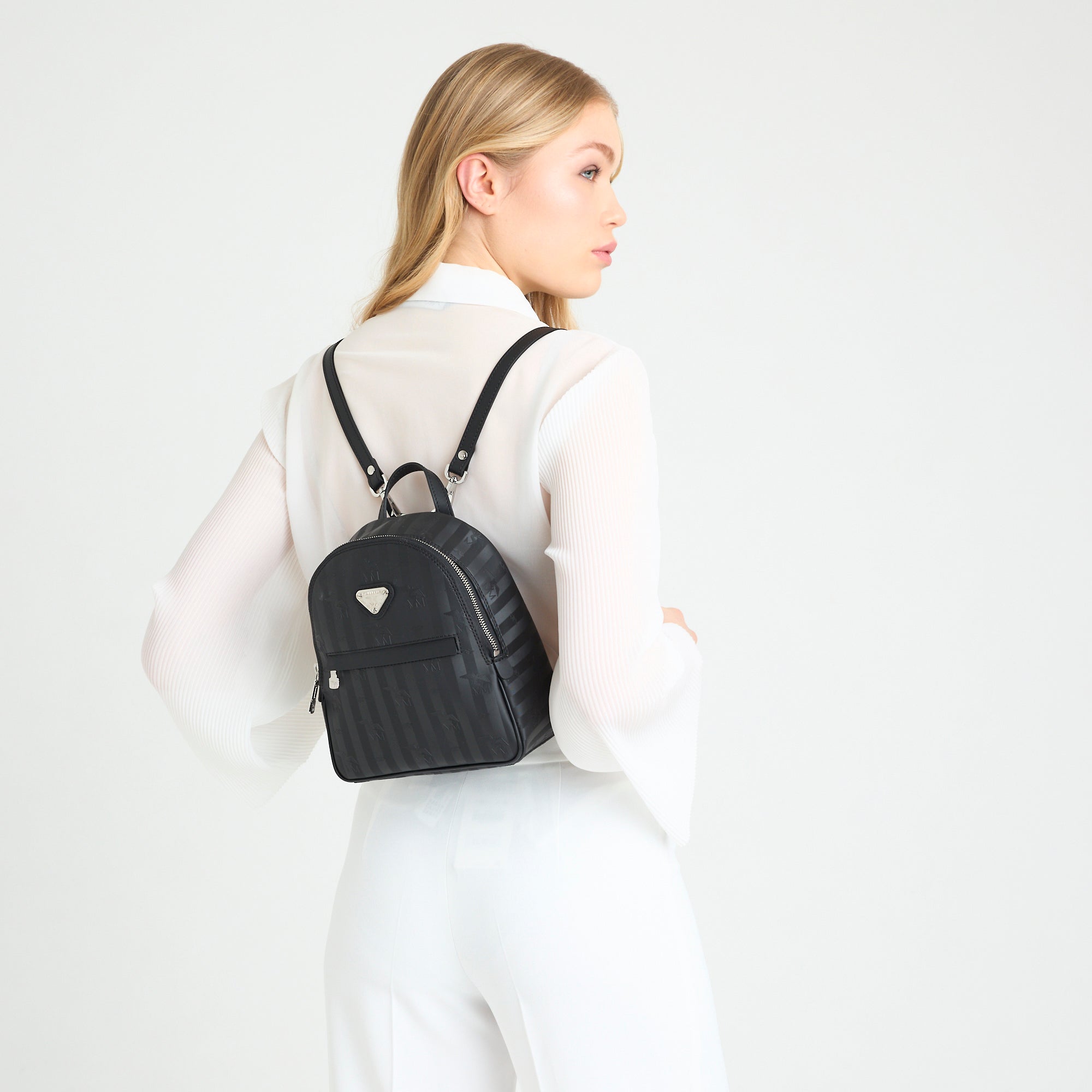 MOLLIS | Backpack black/silver
