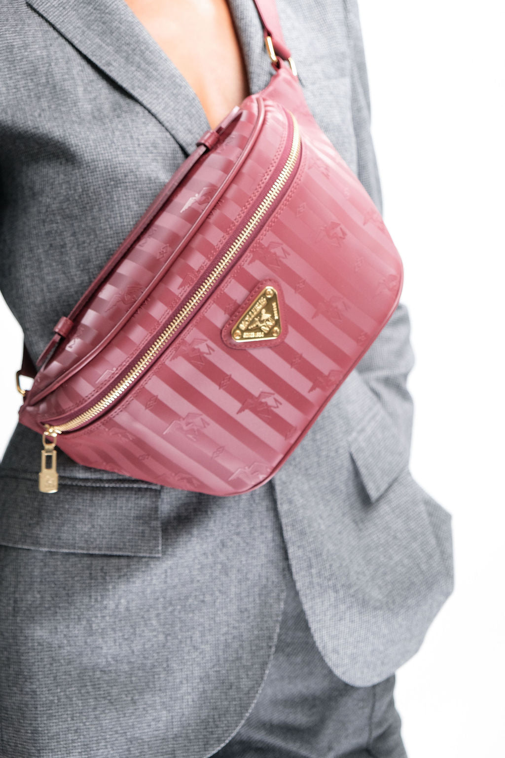 BRIENZ | Belt bag antique red/gold