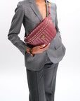 BRIENZ | Belt bag antique red/gold