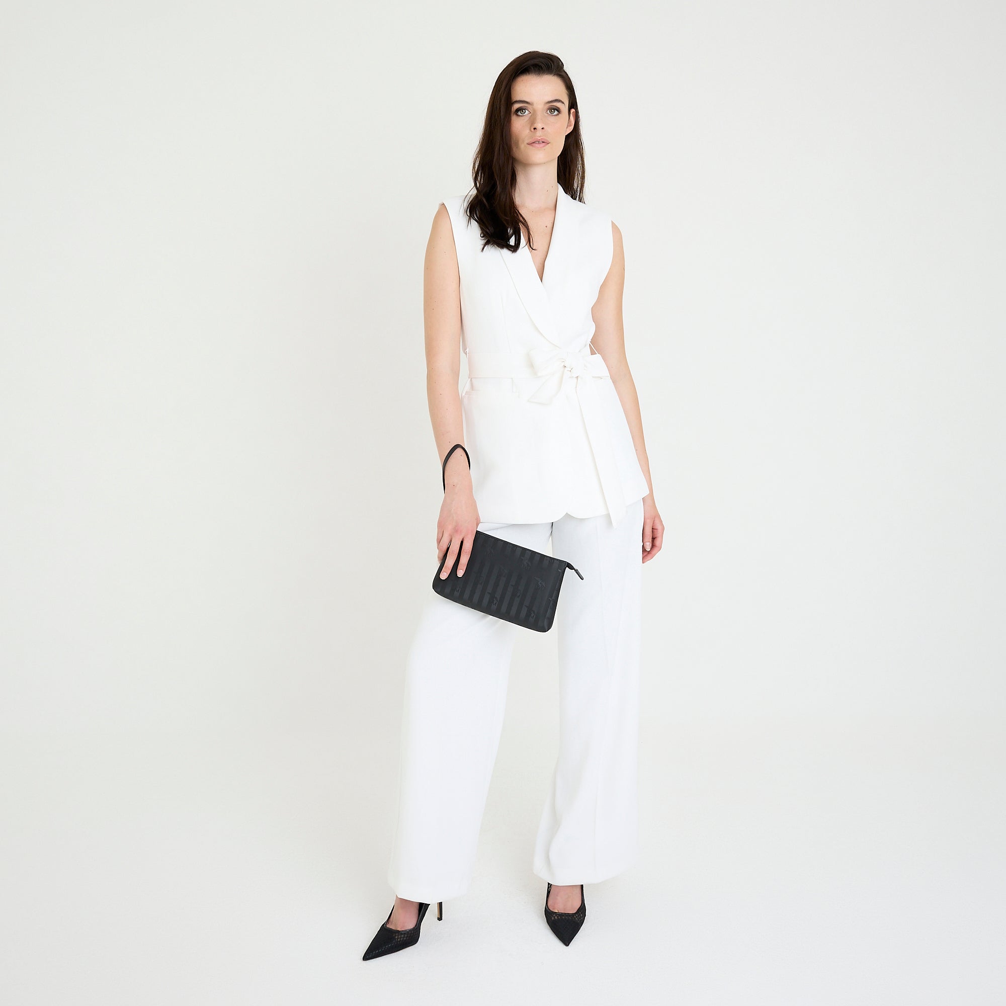 PIZOL | Necessaire classic schwarz/silber - ON BODY