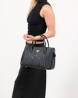 DONAT | Handtasche classic schwarz/silber - ONBODY