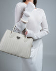 DONAT | sac à main pearl blanc/argenté