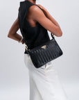 FLUMS | Sac à bandoulière noir/or
