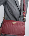 FLUMS | Shoulder bag antique red/gold 