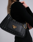 CASTIEL | Schultertasche classic schwarz/gold
