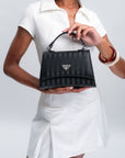 ROMONT | Sac à bandoulière classique noir/argent