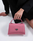 ROMONT | Umhängetasche Mollerus bubble pink/silber - FRONTAL