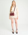 ROMONT | Umhängetasche antique rot/gold - full body
