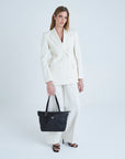 VALLON | Shopper classic schwarz/silber - FULL BODY
