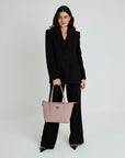 VALLON | Shopper soft rosé/gold - FULL BODY