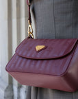 NOVILLE | Shoulder bag antique red/gold