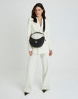 EMMEN | Schultertasche classic schwarz/gold - FULL BODY