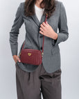 RIVAZ | Shoulder bag antique red/gold