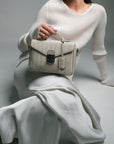 MEYRIN | Sac bandoulière perle/argent