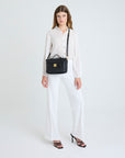 MARIN | Umhängetasche classic schwarz/gold - FULL BODY