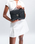MARIN | Shoulder bag classic black/silver