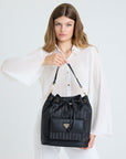 NYON | Beuteltasche classic schwarz/gold - ON BODY