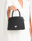 KAISERSTUHL | Handtasche classic schwarz/silber - ON BODY