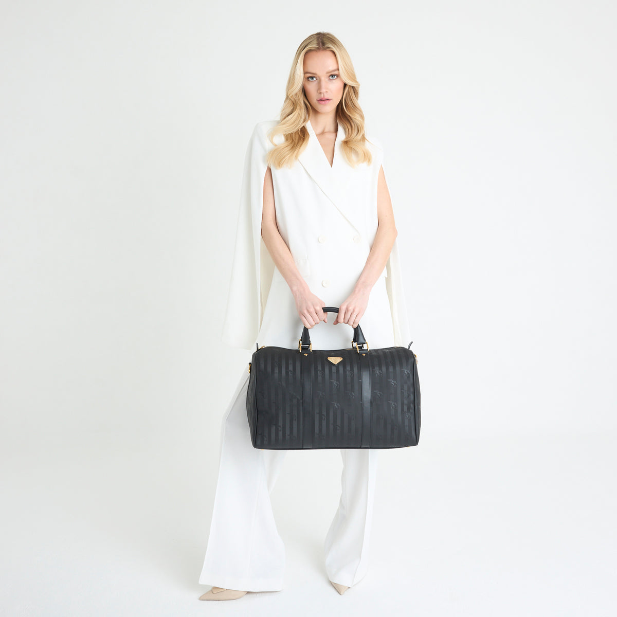 MADRID | Reisetasche classic schwarz/gold - full body