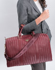 MADRID | Travel bag antique red/gold
