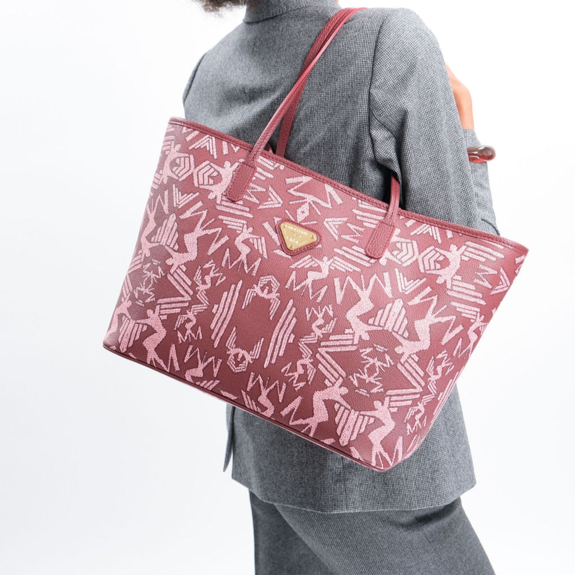 BERN | Shopper Maze bubble antique/gold - frontal