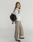BRUGG | Rucksack classic schwarz/silber - full body 