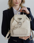 BRUGG | Rucksack pearl/silber - detail