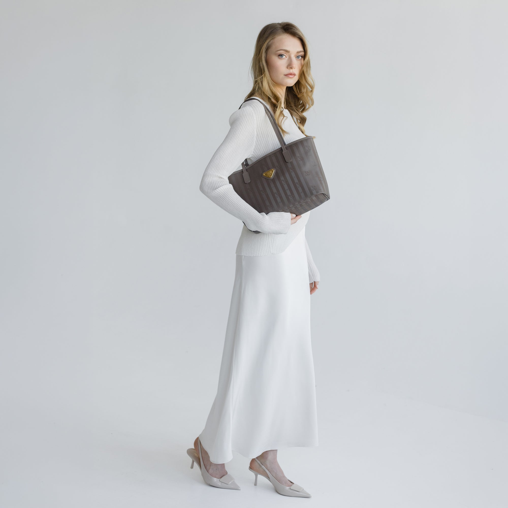 GENF | Shopper fango braun/gold - full body 