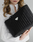 GENF | Shopper classic schwarz/silber - detail 