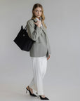INTERLAKEN | Shopper Nylon classic schwarz/silber - full body
