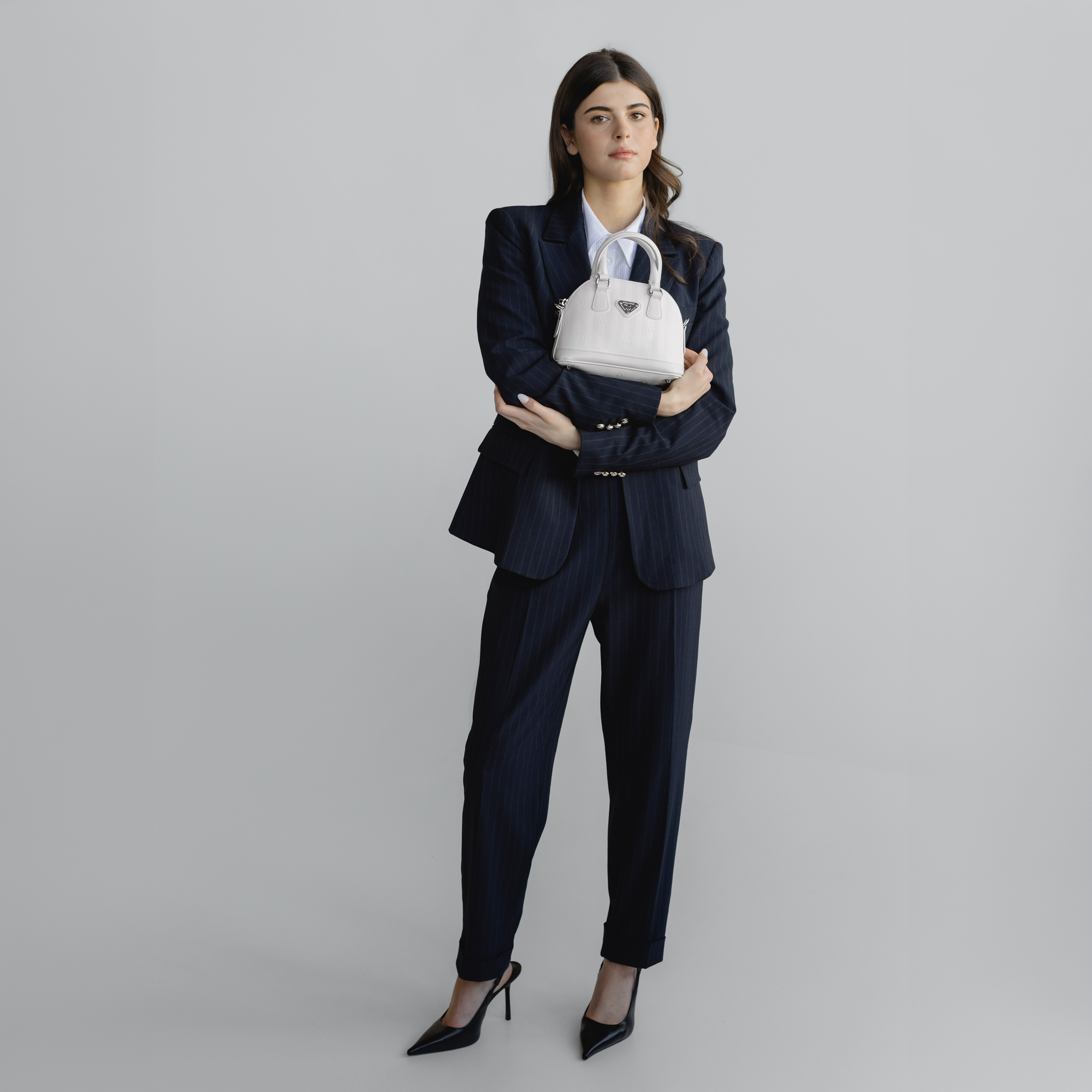 OETWIL | Handtasche snow weiss/silber - full body