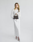 ROMONT | Umhängetasche fango braun/gold - full body 