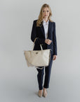 VALLON | Shopper pearl/silber - full body 