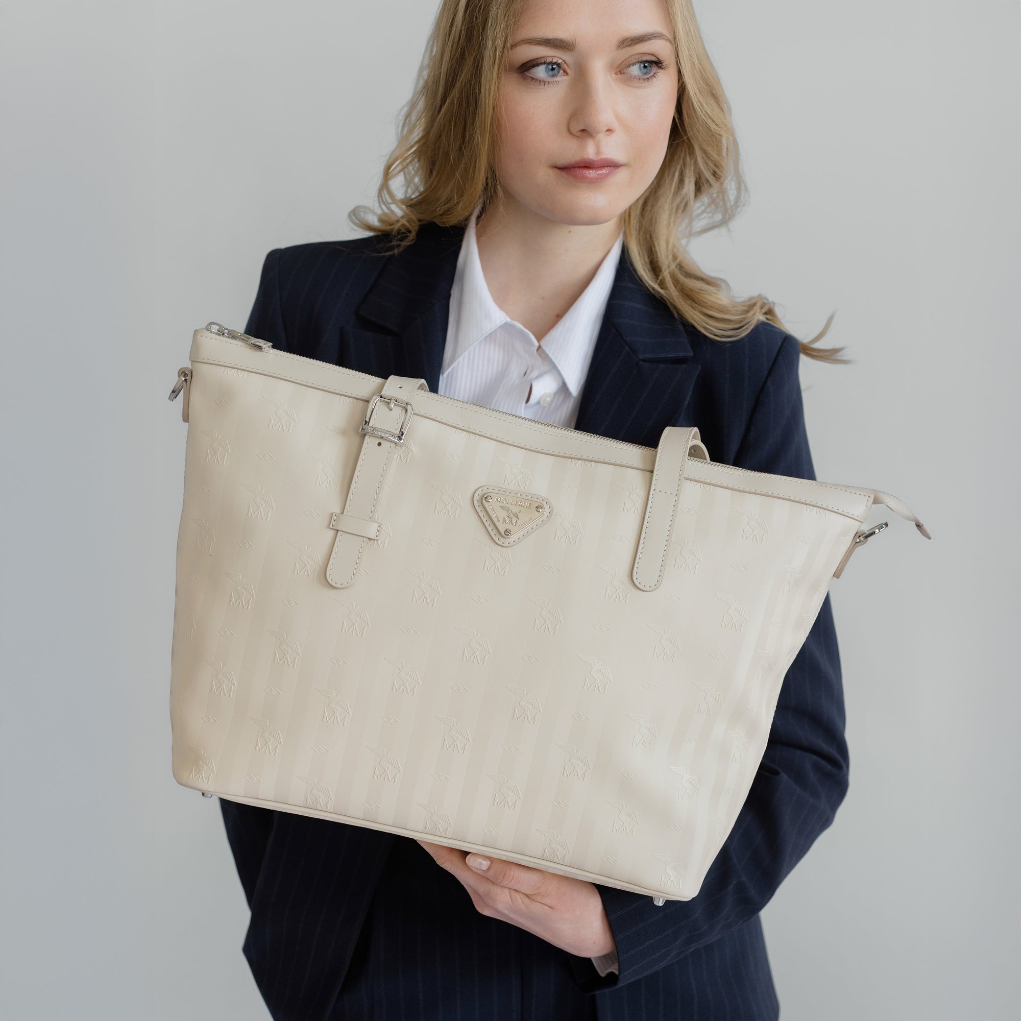VALLON | Shopper pearl/silber - close up