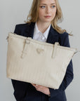 VALLON | Shopper pearl/silber - close up