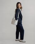 WENGEN | Shopper pearl weiss/silber - full body 