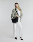 WENGEN | Shopper Nylon classic schwarz/silber - full body