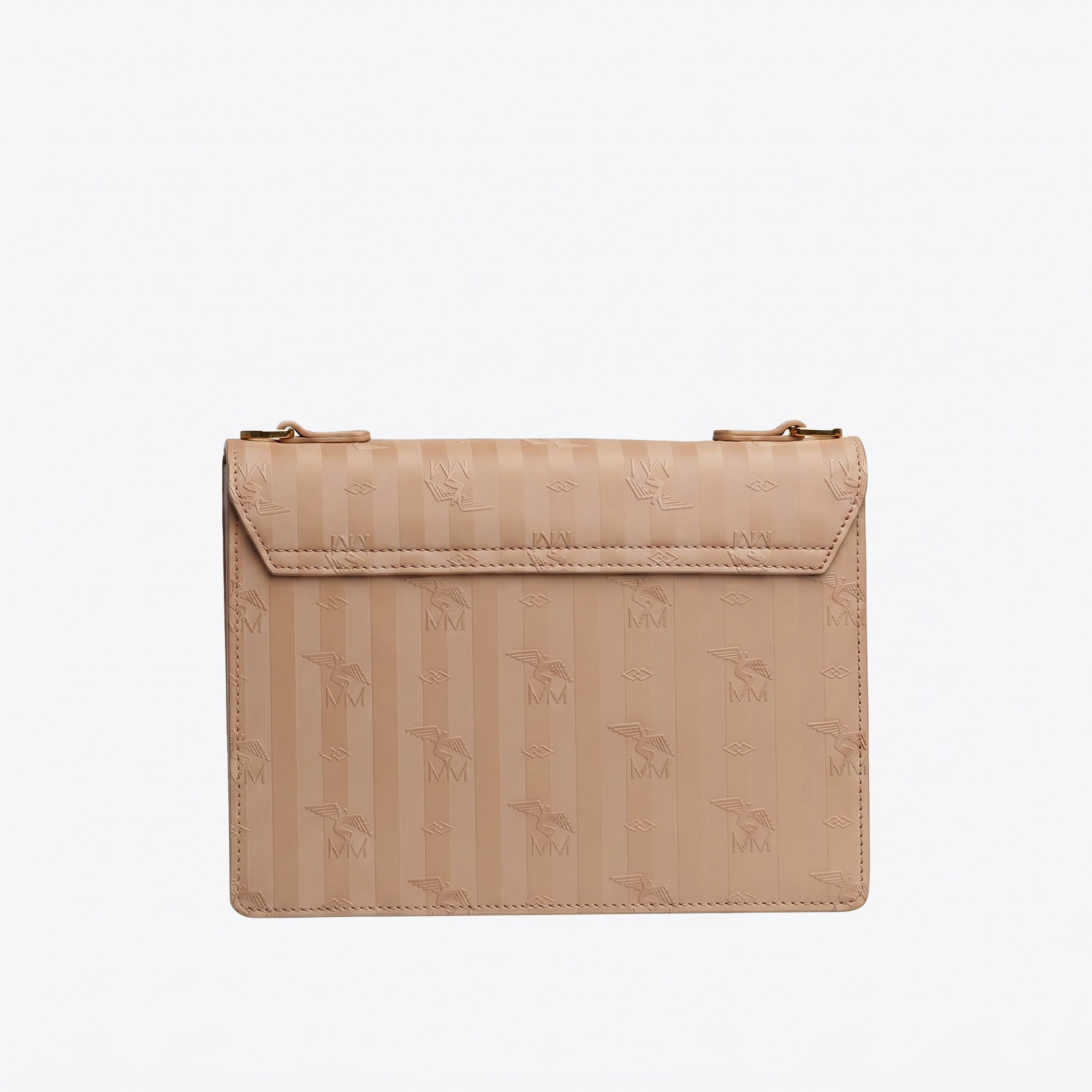 WIL | Umhängetasche cappuccino beige/gold - von hinten