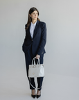 WITTNAU | Handtasche snow weiss/silber - on body