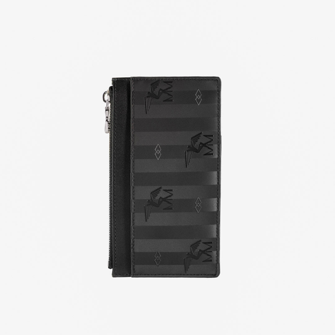 PIZ FESS | Portemonnaie classic schwarz/silber - FRONTAL