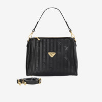 NODS | Classic shoulder bag, black/gold
