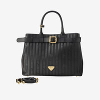WOHLEN | Handtasche classic schwarz/gold
