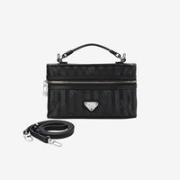 MOUTIER | Umhängetasche classic schwarz/silber