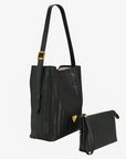 BANNWIL | Beuteltasche classic schwarz/gold -s eiltich