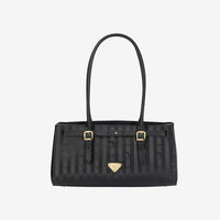 RUE | Borsa a spalla classica nero/oro